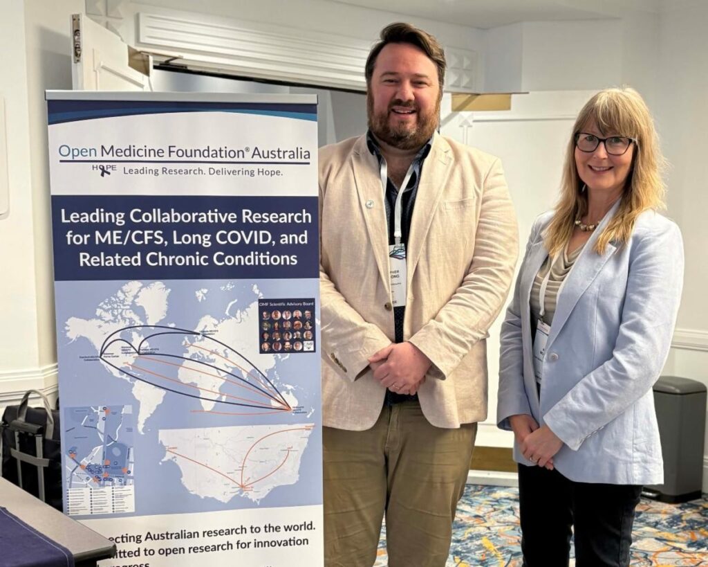 Dr Chris Armstrong and Rebecca Morse at Converge conference